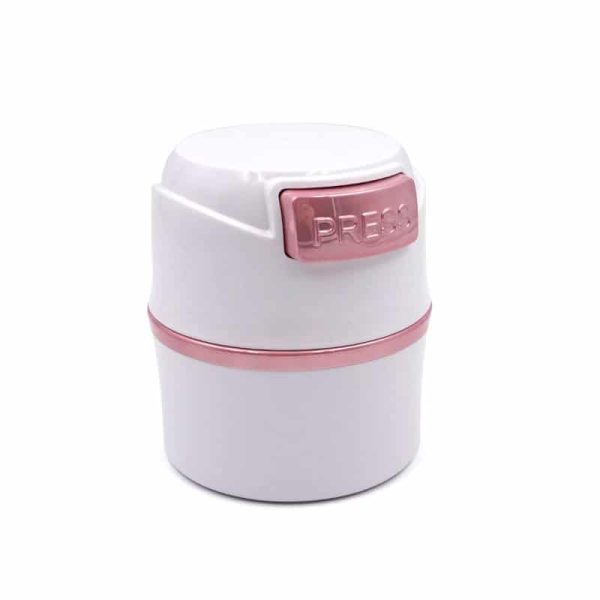 Adhesive Storage Container - White & Rose Gold